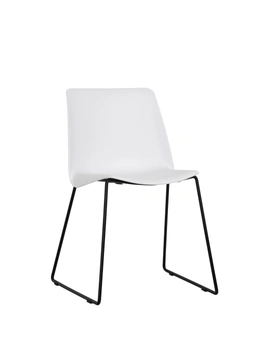 NNEKGE Set of 2 Timothy Dining Chairs (White)