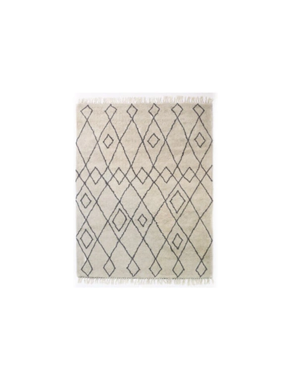 NNEKGE Shangri La Hand Woven Table Tufted Cotton Rug (160cm x 230cm), hi-res image number null