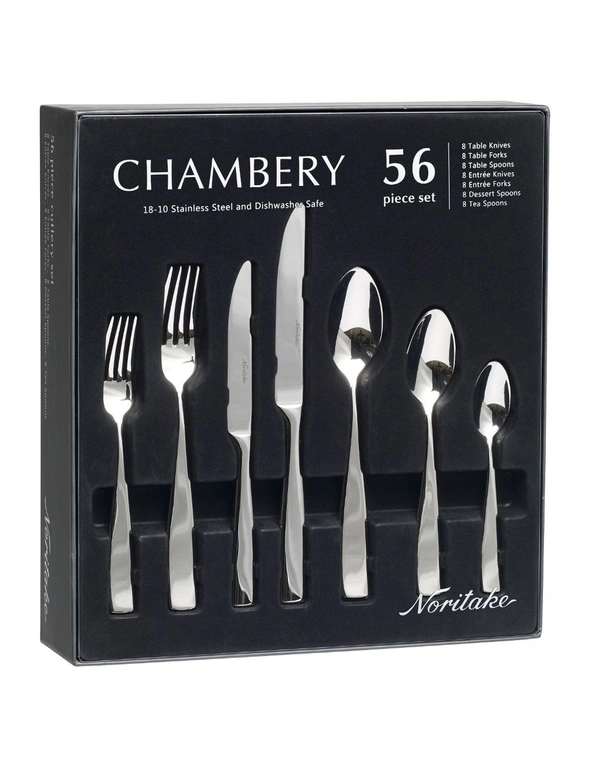 Noritake - Chambery 18/10 Stainless Steel 56pce Cutlery Set, hi-res image number null