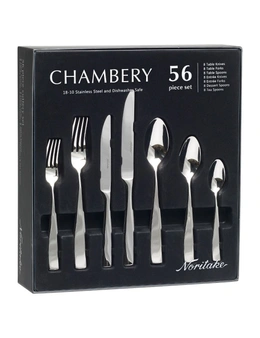 Noritake - Chambery 18/10 Stainless Steel 56pce Cutlery Set