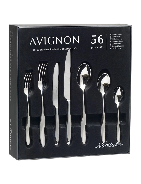 Noritake - Avignon 18/10 Stainless Steel 56pce Cutlery Set, hi-res image number null