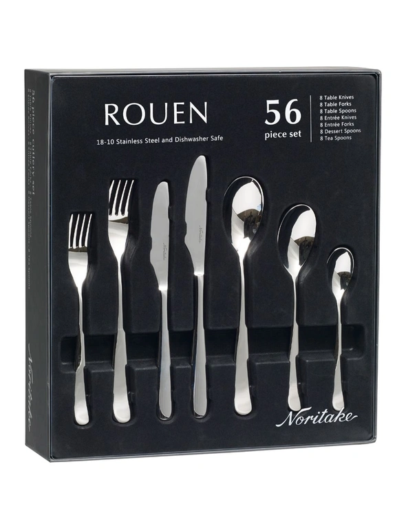 Noritake - Rouen 18/10 Stainless Steel 56pce Cutlery Set, hi-res image number null