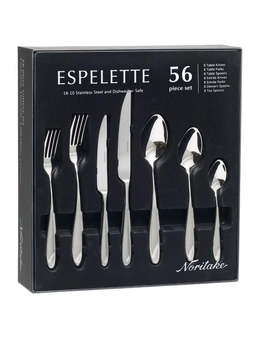 Noritake - Espelette 18/10 Stainless Steel 56pce Cutlery Set