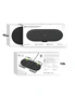 Orotec 10W 3-in-1 Slimline Triple Wireless Charger Pad for Apple - Black, hi-res