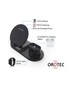 Orotec 10W 3-in-1 Fast Charge Triple Wireless Charger Station for Apple (Black) with Qualcomm Charger, hi-res