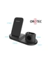 Orotec 10W 3-in-1 Fast Charge Triple Wireless Charger Stand for Apple (Square) Black, hi-res