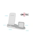Orotec 10W 3-in-1 Fast Charge Triple Wireless Charger Stand for Apple (Square) White, hi-res