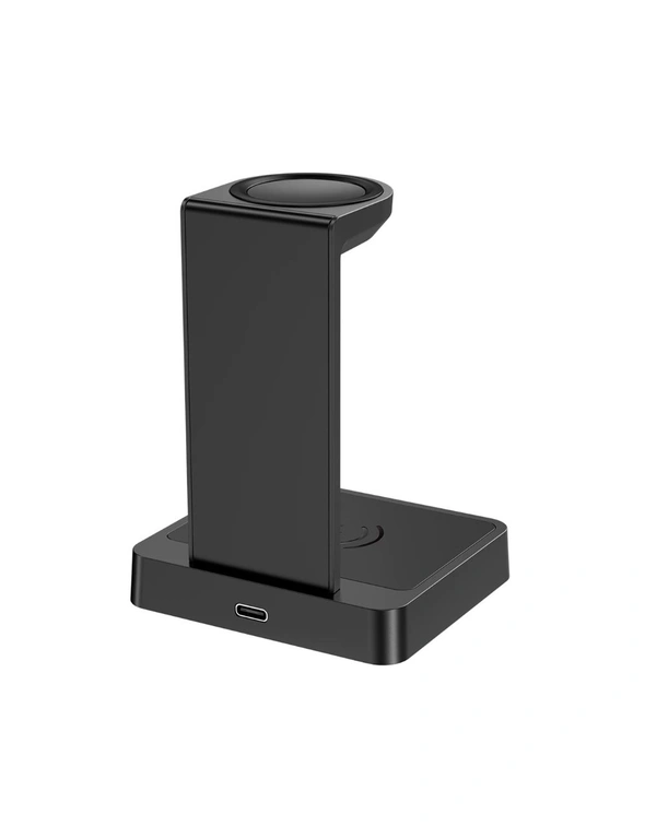 Orotec Made for Apple 2-in-1 Dual Wireless Charger Stand Black, hi-res image number null