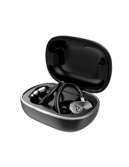Orotec TWS True Wireless X-Pods 3 with Ear Hooks IPX4 Workout Earphones, Titanium Grey