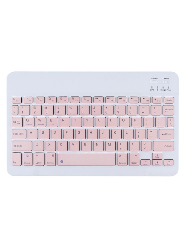 Orotec Portable Bluetooth Slim Wireless Keyboard Standalone for Tablets, Smartphones, PCs, Pink, hi-res image number null