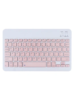 Orotec Portable Bluetooth Slim Wireless Keyboard Standalone for Tablets, Smartphones, PCs, Pink