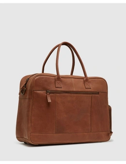 Oxford Hudson Leather Overnight Bag