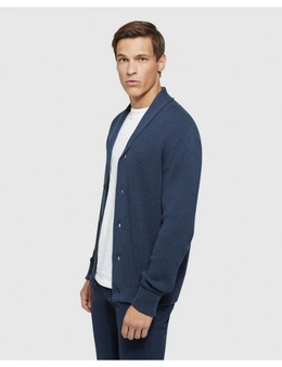 Oxford Jed Ribbed Button Cardigan