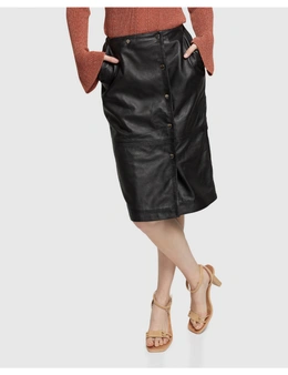 Oxford Jemma Leather Skirt