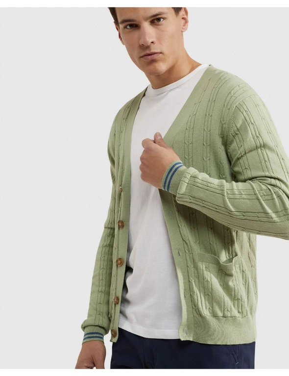 Oxford Rusty Cable Cardigan | Rivers Australia