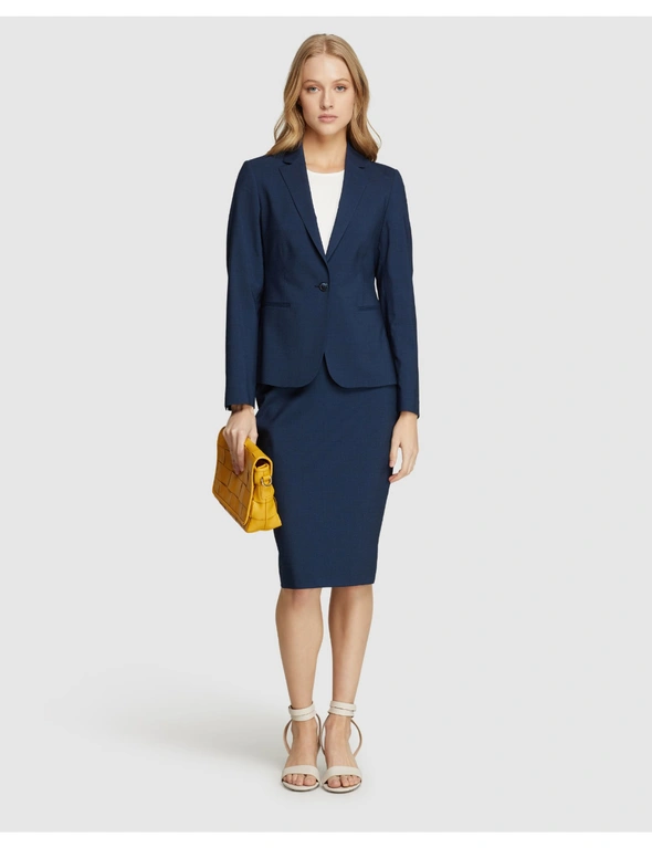 Oxford Peggy Wool Lycra Suit Skirt Fc, hi-res image number null