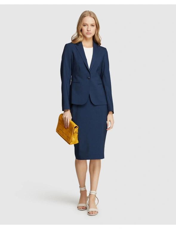 Oxford Peggy Wool Lycra Suit Skirt Fc, hi-res image number null