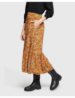 Oxford Samara Floral Printed Skirt