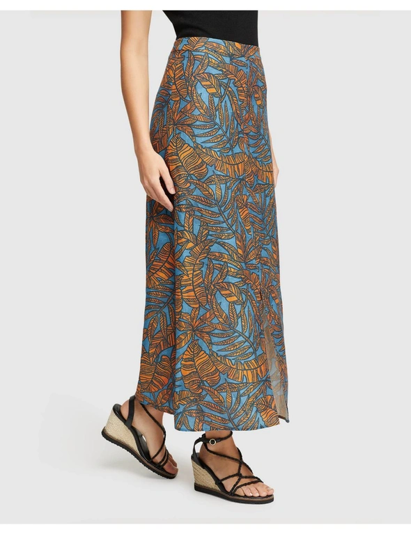 Oxford Overboard Tropical Print Skirt, hi-res image number null