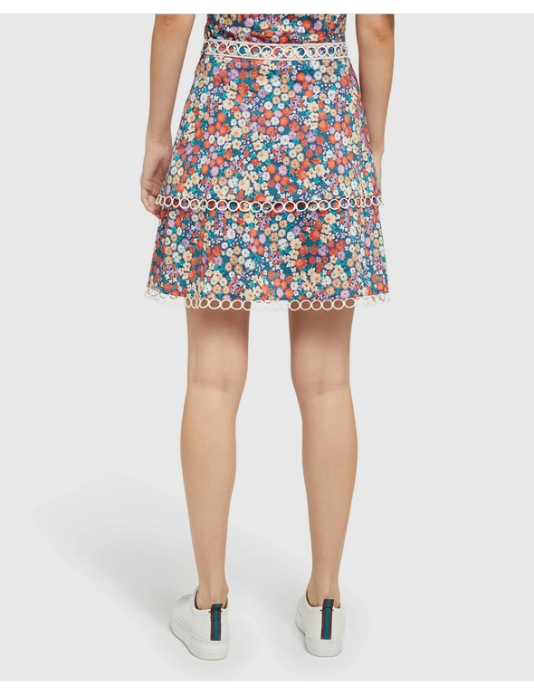 Oxford Greta Ditsy Floral Skirt, hi-res image number null