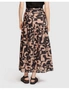 Oxford Olivia Geo Print Voile Skirt, hi-res