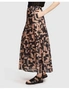Oxford Olivia Geo Print Voile Skirt, hi-res