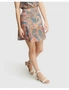 Oxford Barron Cotton Paisley Midi Skirt, hi-res