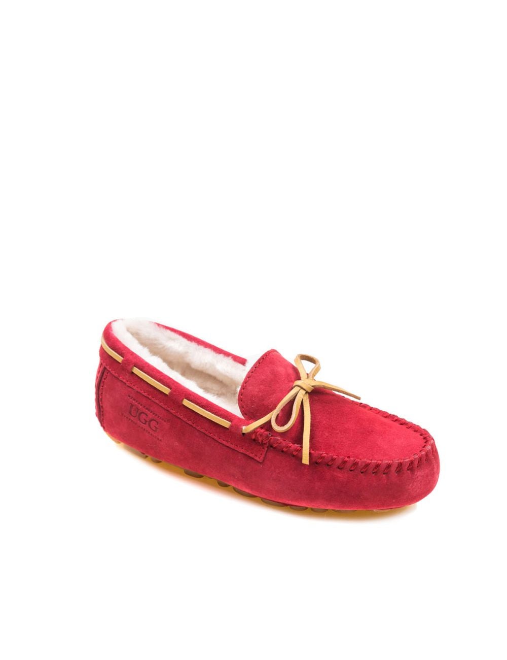 Red store ugg moccasins