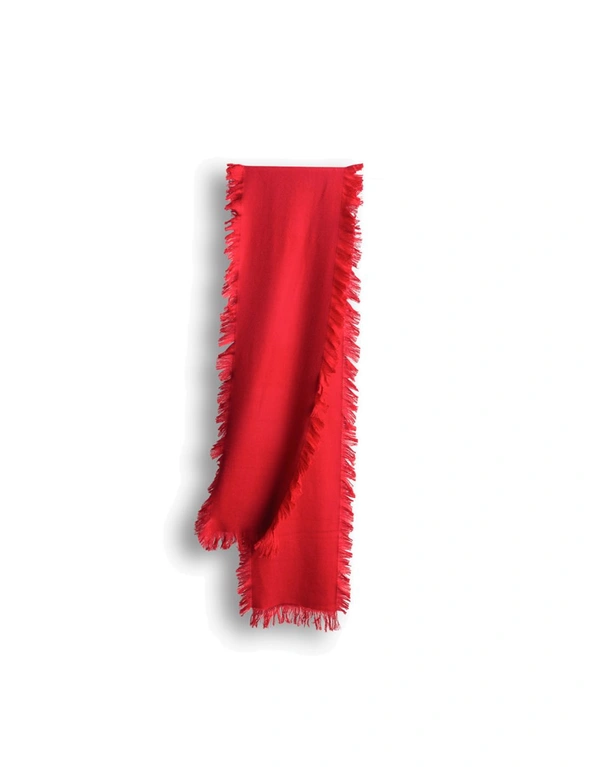 Ozwear UGG Fringed Check Wool Scarf, hi-res image number null