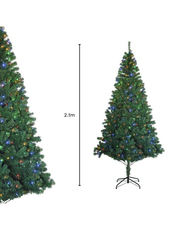Festiss 2.1m Christmas Tree With 4 Colour LED, hi-res image number null