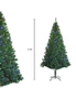 Festiss 2.1m Christmas Tree With 4 Colour LED, hi-res