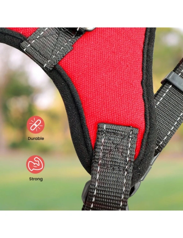 FLOOFI XXL Size Dog Harness XXL Size (Red), hi-res image number null