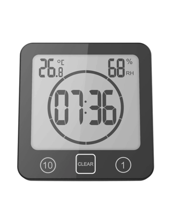 GOMINIMO Timer Shower Clock (Black), hi-res image number null