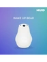 MUID Cute Bear Silicone Rechargeable LED Light Bedside Table Digital Alarm Clock, hi-res