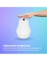 MUID Cute Bear Silicone Rechargeable LED Light Bedside Table Digital Alarm Clock, hi-res