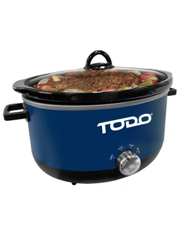 TODO 3.5L Stainless Steel Slow Cooker Removable Ceramic Bowl