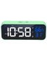 TODO LED Digital Alarm Clock Temperature Display Music Alarm USB Rechargeable - Green, hi-res