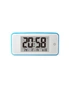 TODO Smart Light Lcd Alarm Clock Backlit Display Portable Battery Operated - Black, hi-res