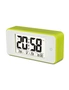 TODO Smart Light Lcd Alarm Clock Backlit Display Portable Battery Operated - Black, hi-res
