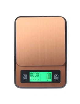 3Kg Stainless Steel Kitchen Scale With Temperature Detector Probe 0.1G Graduation Lcd Alarm