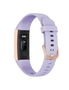 Fitness Tracker Smart Watch BT 5.0 Body Thermometer Temperature BPM Monitor - Purple, hi-res