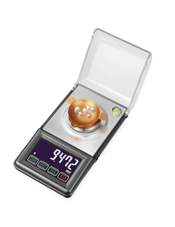 50G Digital Scale Stainless Steel Backlit Lcd 0.001G Graduation Precise Compact, hi-res image number null
