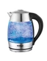 TODO 1.7L Glass Cordless Kettle Keep Warm Electric Dual Wall LED Water Jug - Stainless Steel, hi-res