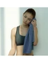 Yoga and Pilates Hand Towel Mat Workout Absorbing Microfibre 140 x 70cm, hi-res