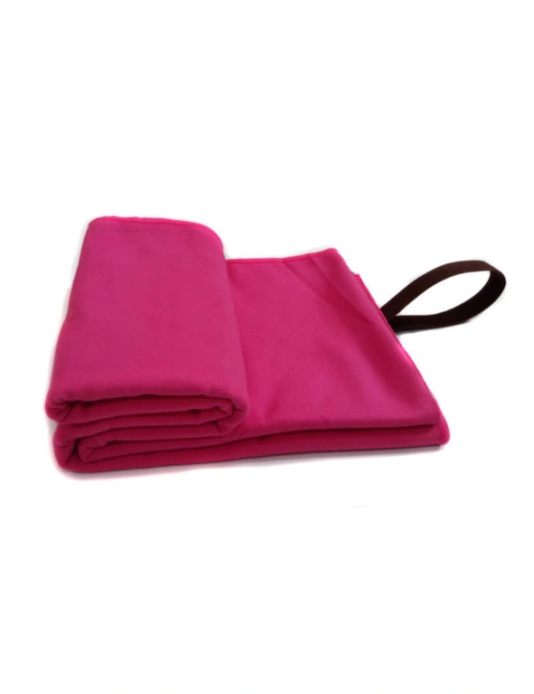 Yoga and Pilates Hand Towel Mat Workout Absorbing Microfibre 140 x 70cm, hi-res image number null