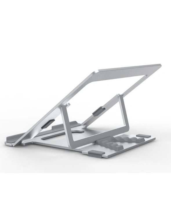 TODO Aluminium 11 - 15.6" Laptop Tablet Stand Mount Holder Cooling Desk Bracket w/ Case Mac PC, hi-res image number null
