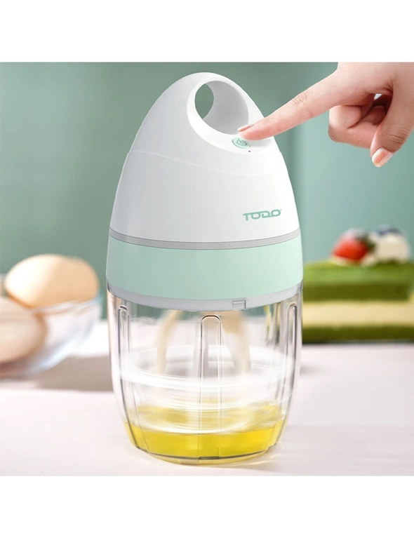TODO Rechargeable Electric Egg Beater Whisk Whip Cream 3.7V Battery 50W, hi-res image number null
