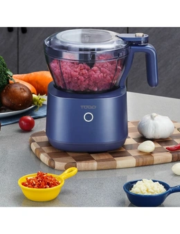 TODO Rechargeable Electric Food Processor Chopper Meat Grinder 7.4V 88W Stainless Steel Blade