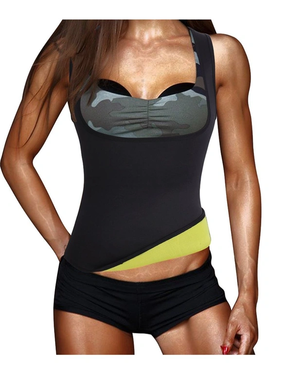 Neoprene Workout Shaper Vest - Hot Thermo Sweat, hi-res image number null
