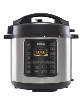 TODO 6L Electric Pressure Cooker 15 Preset Functions 1000W Non-Stick Cooking Pot